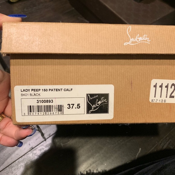 Black platform heels christian louboutin - Picture 6 of 7